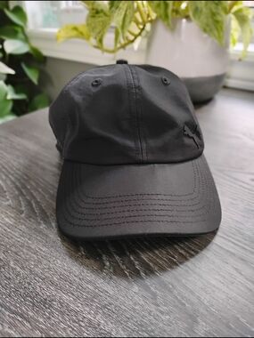 Puma Black Minimal Logo Baseball Cap